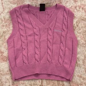 preppy urban outfitters sweater vest